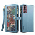 For Samsung Galaxy A35 5G ESEBLE Star Series Lanyard Zipper Wallet RFID Leather Case(Blue) - Galaxy Phone Cases by ESEBLE | Online Shopping South Africa | PMC TechLife | Buy Now Pay Later Mobicred