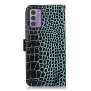 For Nokia G42 5G Crocodile Top Layer Cowhide Leather Phone Case(Green)