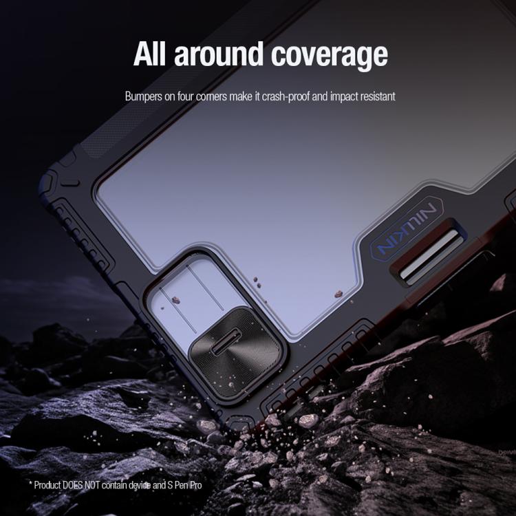 For Xiaomi Pad 7 / Pad 7 Pro NILLKIN Bumper Pro Camshield Tablet Leather Case(Black)