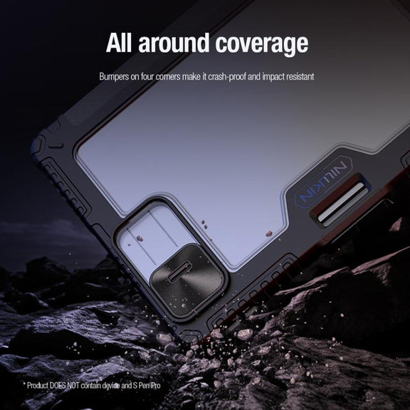 For Xiaomi Pad 7 / Pad 7 Pro NILLKIN Bumper Pro Camshield Tablet Leather Case(Black)