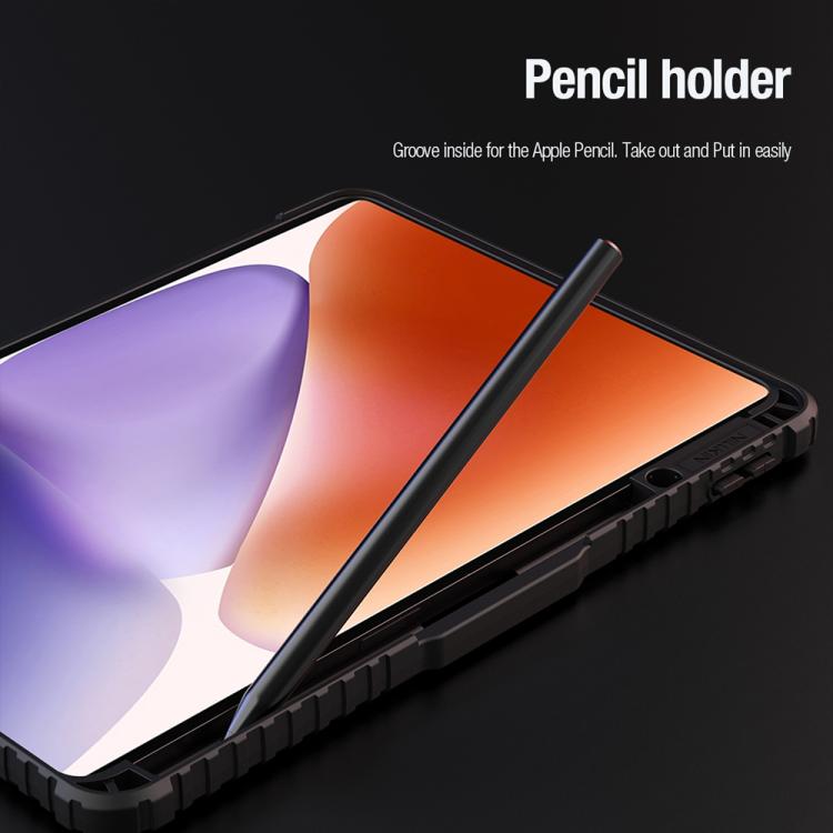 For Xiaomi Pad 7 / Pad 7 Pro NILLKIN Bumper Pro Camshield Tablet Leather Case(Black)