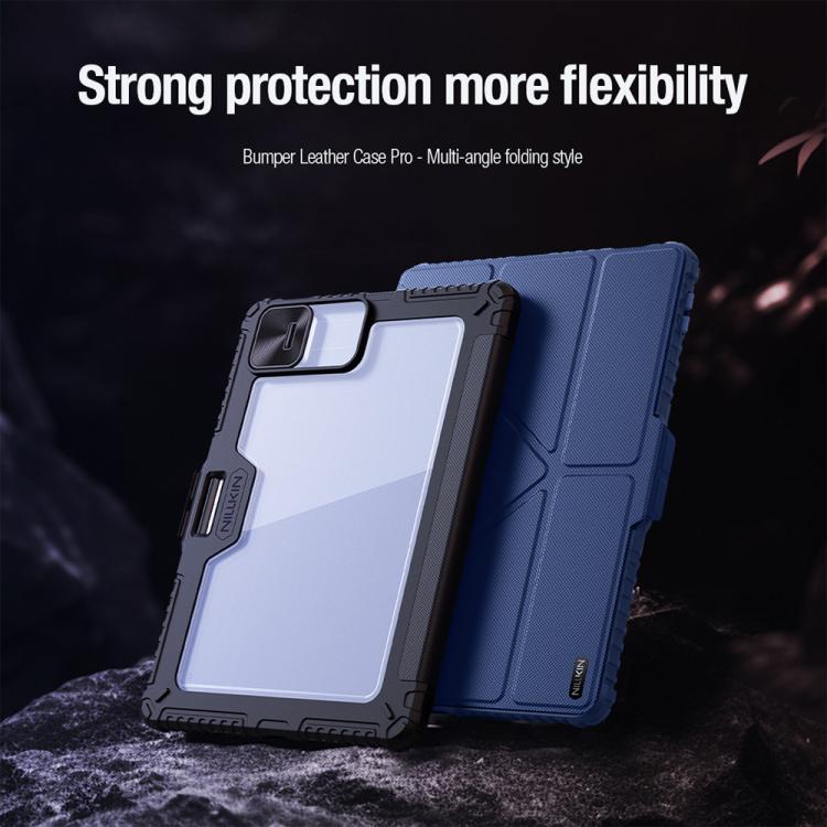 For Xiaomi Pad 7 / Pad 7 Pro NILLKIN Bumper Pro Camshield Tablet Leather Case(Black)