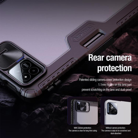 For Xiaomi Pad 7 / Pad 7 Pro NILLKIN Bumper Pro Camshield Tablet Leather Case(Black)