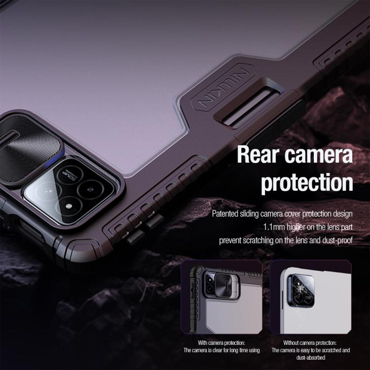 For Xiaomi Pad 7 / Pad 7 Pro NILLKIN Bumper Pro Camshield Tablet Leather Case(Black)