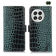 For OnePlus Nord 13 Crocodile Top Layer Cowhide Leather Phone Case(Green) - OnePlus Cases by PMC TechLife | Online Shopping South Africa | PMC TechLife | Buy Now Pay Later Mobicred