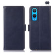 For OnePlus Nord CE4 Lite Magnetic Crazy Horse Texture Genuine Leather RFID Phone Case(Blue) - Nord CE4 Lite Cases by PMC TechLife | Online Shopping South Africa | PMC TechLife | Buy Now Pay Later Mobicred