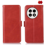 For OnePlus Ace 5 Pro / Ace 5 Magnetic Crazy Horse Texture Genuine Leather RFID Phone Case(Red)