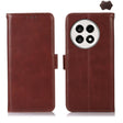 For OnePlus Ace 5 Pro / Ace 5 Magnetic Crazy Horse Texture Genuine Leather RFID Phone Case(Brown) - free shipping - PMC TechLife - Order now!