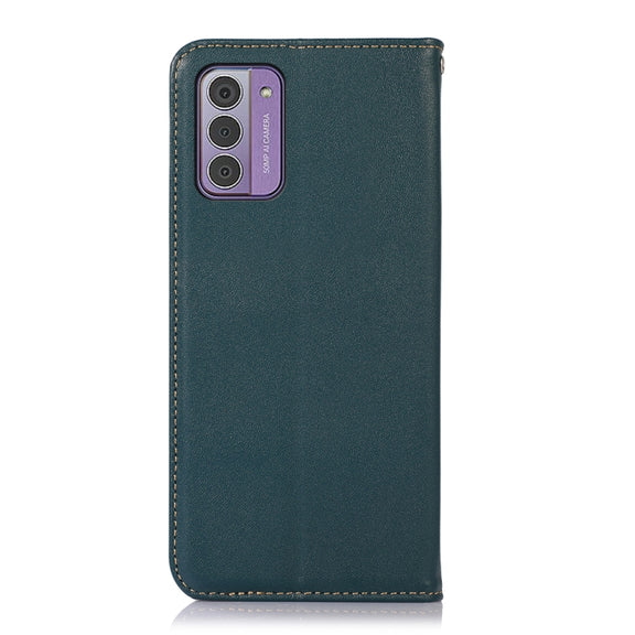 For Nokia G42 5G KHAZNEH Nappa Top Layer Cowhide Leather Phone Case(Green)