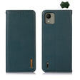 For Nokia C110 KHAZNEH Nappa Top Layer Cowhide Leather Phone Case(Green) - Nokia Cases by PMC TechLife | Online Shopping South Africa | PMC TechLife | Buy Now Pay Later Mobicred