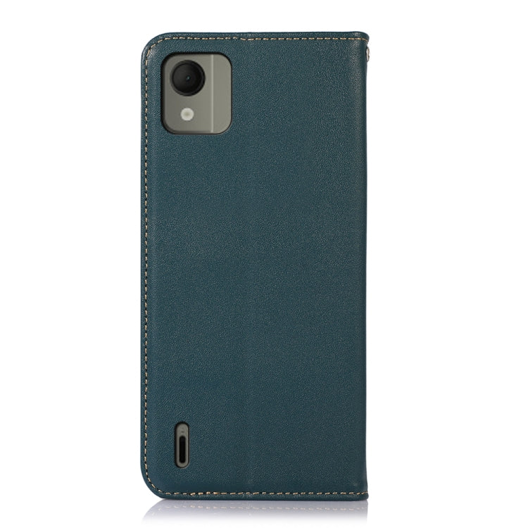 For Nokia C110 KHAZNEH Nappa Top Layer Cowhide Leather Phone Case(Green)