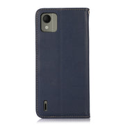 For Nokia C110 KHAZNEH Nappa Top Layer Cowhide Leather Phone Case(Blue)