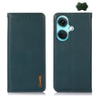 For OnePlus Nord CE3 5G KHAZNEH Nappa Top Layer Cowhide Leather Phone Case(Green) - OnePlus Cases by PMC TechLife | Online Shopping South Africa | PMC TechLife | Buy Now Pay Later Mobicred