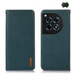 For OnePlus Ace 3 / 12R KHAZNEH Nappa Top Layer Cowhide Leather Phone Case(Green) - OnePlus Cases by PMC TechLife | Online Shopping South Africa | PMC TechLife | Buy Now Pay Later Mobicred