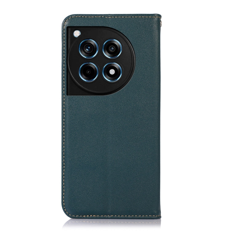 For OnePlus Ace 3 / 12R KHAZNEH Nappa Top Layer Cowhide Leather Phone Case(Green)