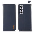 For OnePlus Nord CE4 5G Global KHAZNEH Nappa Top Layer Cowhide Leather Phone Case(Blue) - free shipping - PMC TechLife - Order now!