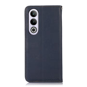 For OnePlus Nord CE4 5G Global KHAZNEH Nappa Top Layer Cowhide Leather Phone Case(Blue)