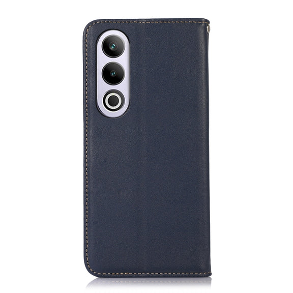 For OnePlus Nord CE4 5G Global KHAZNEH Nappa Top Layer Cowhide Leather Phone Case(Blue)