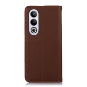 For OnePlus Nord CE4 5G Global KHAZNEH Nappa Top Layer Cowhide Leather Phone Case(Brown)