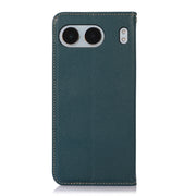 For OnePlus Nord 4 KHAZNEH Nappa Top Layer Cowhide Leather Phone Case(Green)