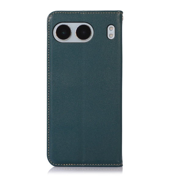 For OnePlus Nord 4 KHAZNEH Nappa Top Layer Cowhide Leather Phone Case(Green)