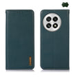 For OnePlus Nord 13 KHAZNEH Nappa Top Layer Cowhide Leather Phone Case(Green) - OnePlus Cases by PMC TechLife | Online Shopping South Africa | PMC TechLife | Buy Now Pay Later Mobicred