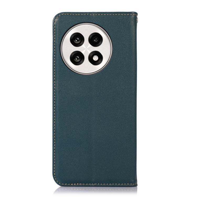 For OnePlus Ace 5 Pro / Ace 5 / 13R KHAZNEH Nappa Top Layer Cowhide Leather Phone Case(Green)