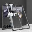 For Samsung Galaxy Z Fold6 GKK Electroplating Phone Case with Ring(Black) - free shipping - PMC Jewellery - Order now!