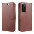 For Huawei P40 / P40 Pro AZNS Sheepskin Texture Horizontal Flip Leather Case with Holder & Card Slots & Wallet(Brown) - free shipping - PMC TechLife - Order now!