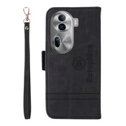 For OPPO Reno11 Pro 5G Global BETOPNICE Dual-side Buckle Leather Phone Case(Black)
