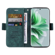 For OPPO Reno11 Pro 5G Global BETOPNICE Dual-side Buckle Leather Phone Case(Green)