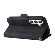 For Samsung Galaxy S24 BETOPNICE Dual-side Buckle Leather Phone Case(Black)