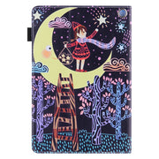 For Amazon Fire Max 11 2023 Colored Drawing Leather Smart Tablet Case(Catch Stars Girl)