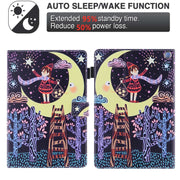 For Amazon Fire Max 11 2023 Colored Drawing Leather Smart Tablet Case(Catch Stars Girl)
