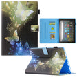 For Amazon Fire Max 11 2023 Colored Drawing Leather Smart Tablet Case(Gold Butterflies) - Amazon by PMC TechLife | Online Shopping South Africa | PMC TechLife | Buy Now Pay Later Mobicred