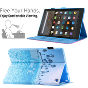 For Amazon Fire Max 11 2023 Colored Drawing Smart Leather Tablet Case(Beach)