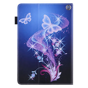 For Amazon Fire Max 11 2023 Colored Drawing Smart Leather Tablet Case(Fantasy Butterfly)