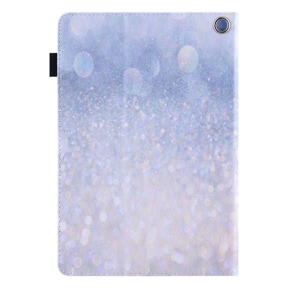 For Amazon Fire Max 11 2023 Colored Drawing Smart Leather Tablet Case(Sparkling Sand)