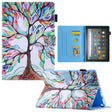 For Amazon Fire Max 11 2023 Colored Drawing Smart Leather Tablet Case(Life Tree) - Amazon by PMC TechLife | Online Shopping South Africa | PMC TechLife | Buy Now Pay Later Mobicred