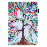 For Amazon Fire Max 11 2023 Colored Drawing Smart Leather Tablet Case(Life Tree)