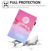 For Amazon Fire Max 11 2023 Colored Drawing Leather Smart Tablet Case(Red Moom)