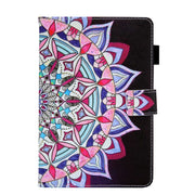 For Amazon Fire Max 11 2023 Colored Drawing Leather Smart Tablet Case(National Flower)