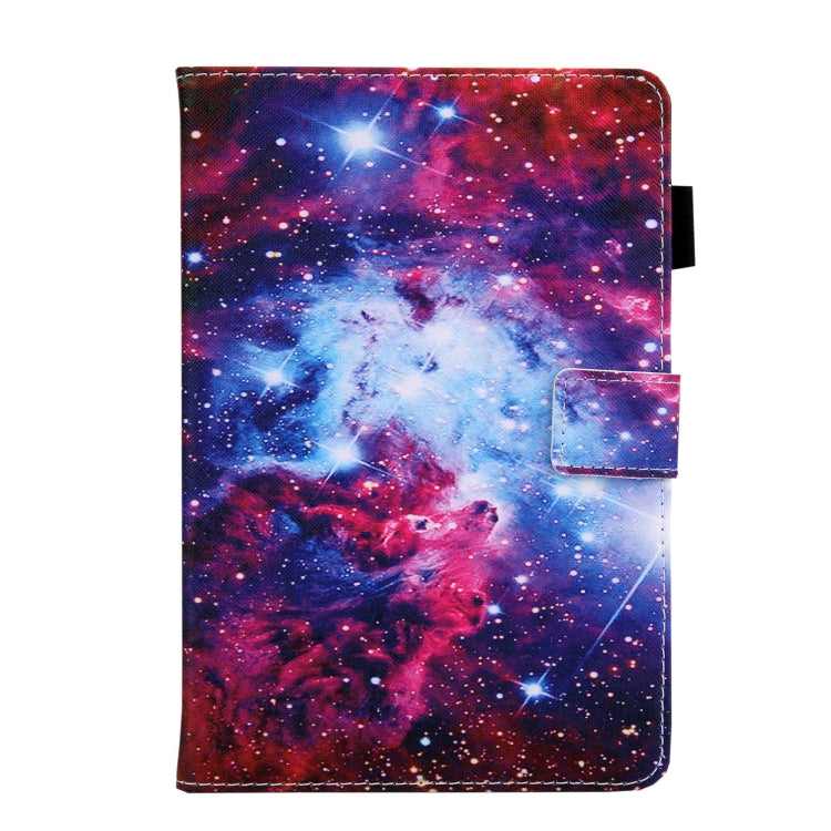 For Amazon Fire Max 11 2023 Colored Drawing Leather Smart Tablet Case(Starry Sky)