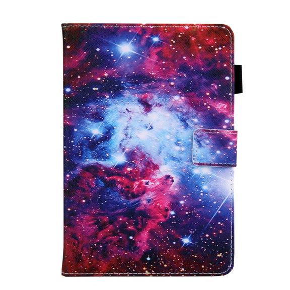 For Amazon Fire Max 11 2023 Colored Drawing Leather Smart Tablet Case(Starry Sky)
