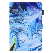 For Amazon Fire Max 11 2023 Colored Drawing Leather Smart Tablet Case(Blue Time)