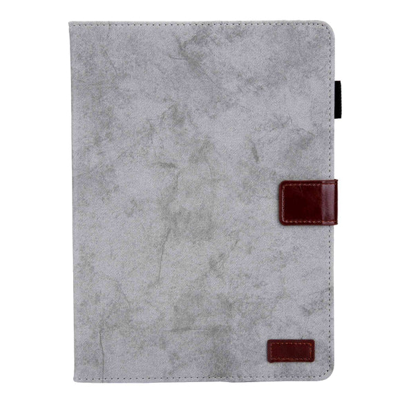 For Amazon Fire Max 11 2023 Cloth Texture Leather Smart Tablet Case(Grey)