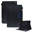 For Amazon Fire Max 11 2023 Suede Cross Texture Magnetic Clasp Leather Tablet Case(Black) - Amazon by PMC TechLife | Online Shopping South Africa | PMC TechLife | Buy Now Pay Later Mobicred