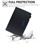 For Amazon Fire Max 11 2023 Suede Cross Texture Magnetic Clasp Leather Tablet Case(Black)