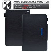For Amazon Fire Max 11 2023 Suede Cross Texture Magnetic Clasp Leather Tablet Case(Black)