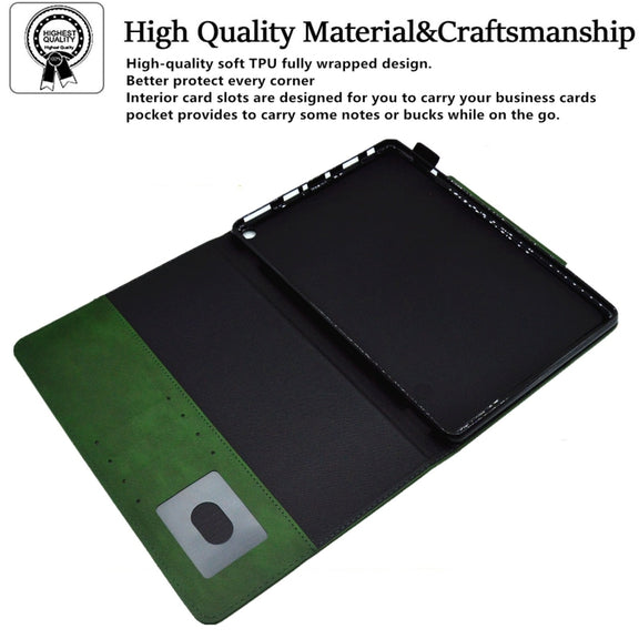 For Amazon Fire Max 11 2023 Suede Cross Texture Magnetic Clasp Leather Tablet Case(Green)